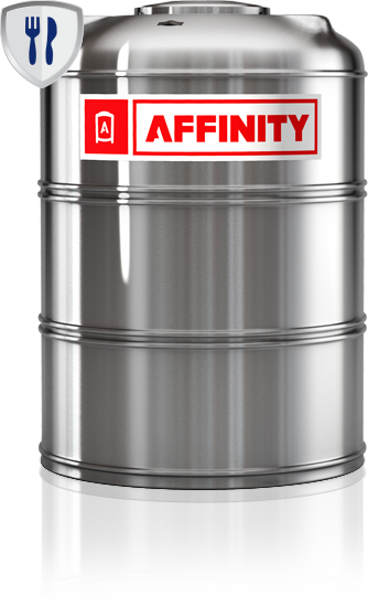 Tanque Affinity acero base